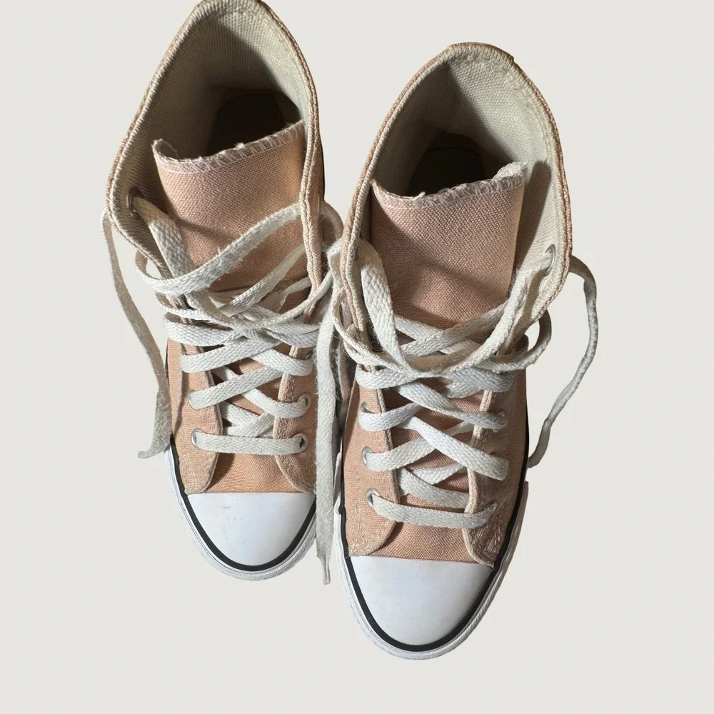 Converse Chuck Taylor All Star High Top Peach Apricot Kids 3.5 A12300F Sneaker
